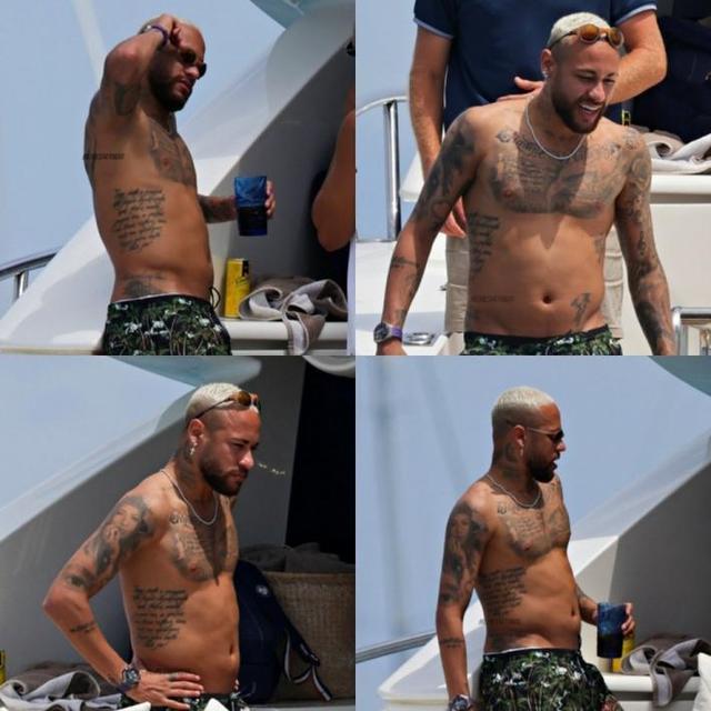 太阳报晒内马尔度假照，内马尔变“肉马尔”