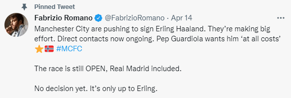 曼城PK皇马！瓜帅要不惜一切代价拿下哈兰德