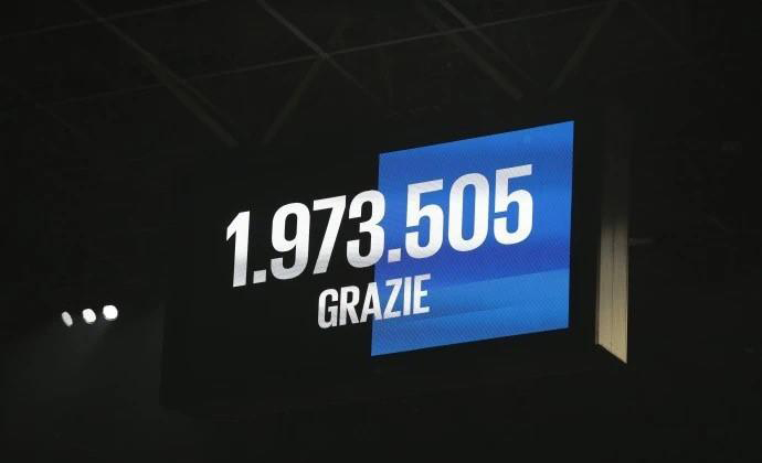 1973505！刷国际米兰22/23赛季球迷观赛人次意大利第一，刷新票房历史！