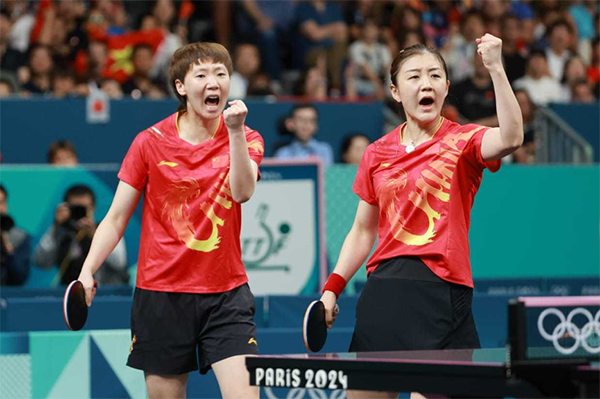 国乒女团巴黎夺冠 创奥运五连冠辉煌