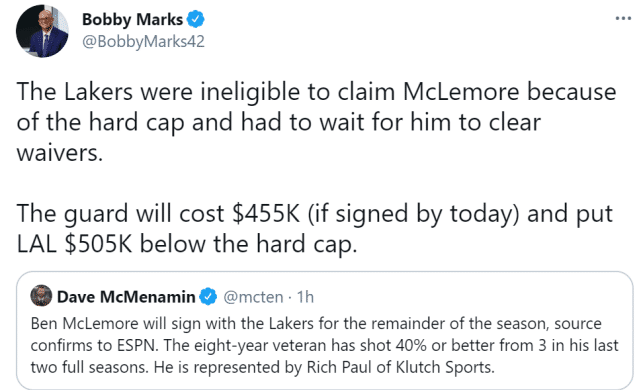 最后一块拼图定了！湖人将签下28岁神射手，詹姆斯8年前就很看好他