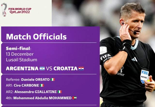 世界杯最新动态！意主裁执法半决赛，梅西剃须明志，德尚留任法国
