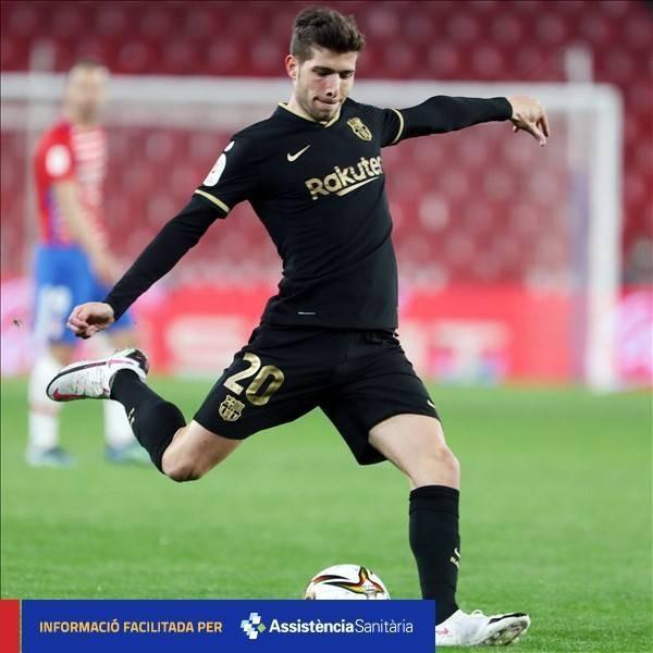 巴萨官方：罗贝托右大腿前直肌肉受伤