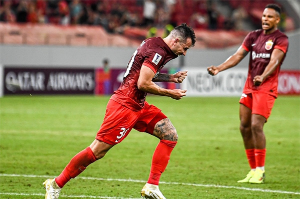 上海海港亚冠首轮 2-2 平柔佛新山，未能雪耻去年附加赛之耻