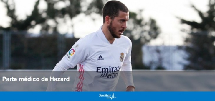 皇马官方：阿扎尔右侧腰大肌受伤 将缺席欧战亚特兰大