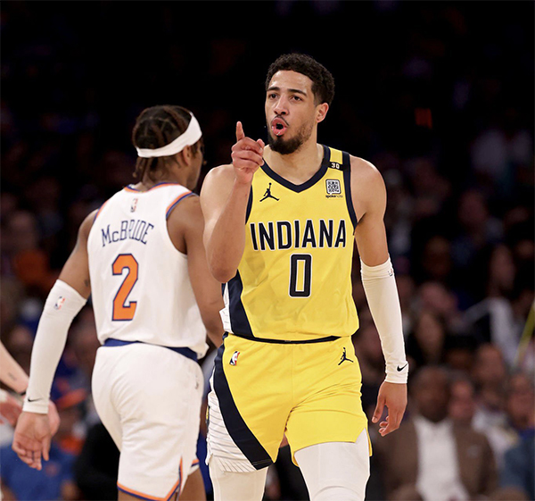 步行者创历史进东决 尼克斯黯然出局且布伦森伤退