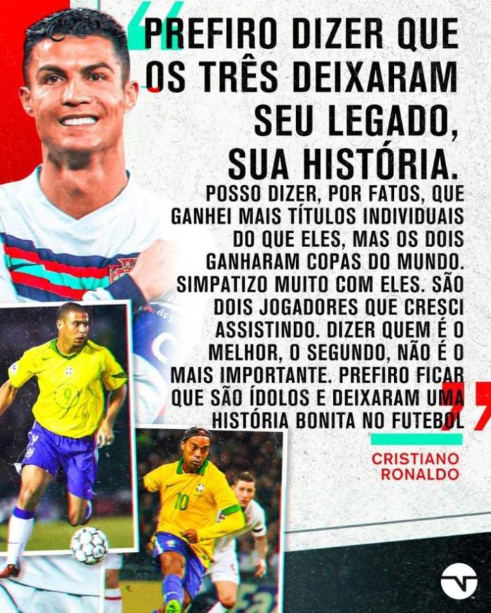 C罗：三个罗纳尔多谁最佳？他们俩有世界杯