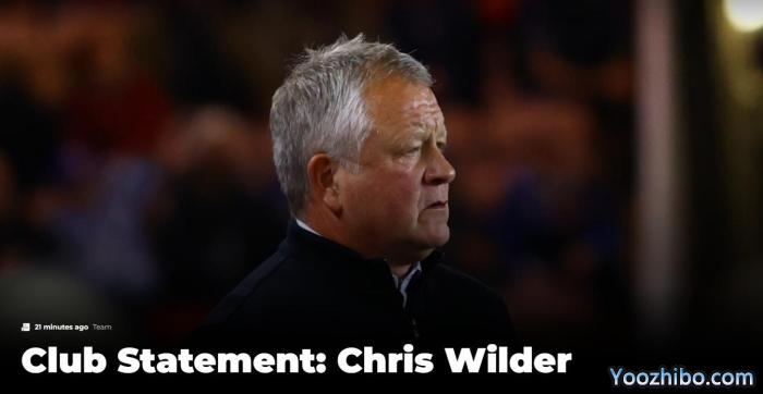 米德尔斯堡官方：球队主教练怀尔德下课