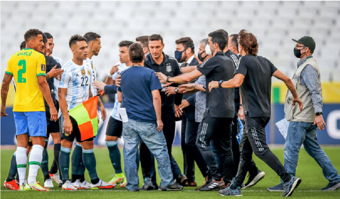 巴西和阿根廷的比赛中断怎么办？FIFA：对双方进行纪律调查！