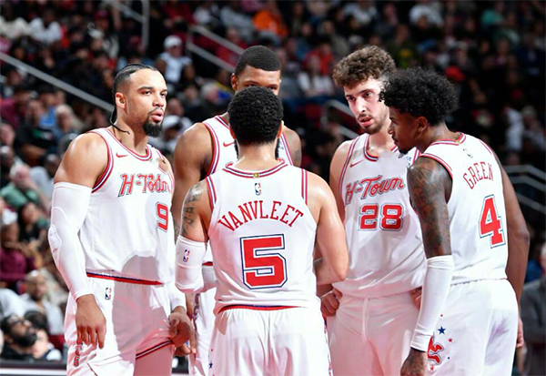 火箭奇迹：6人得分上双，格林23+12创队史，“七子” 锋芒毕露