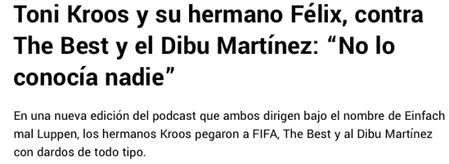 皇马巨星兄弟怒喷：梅西不是过去1年的最佳！大马丁获奖就是个笑话