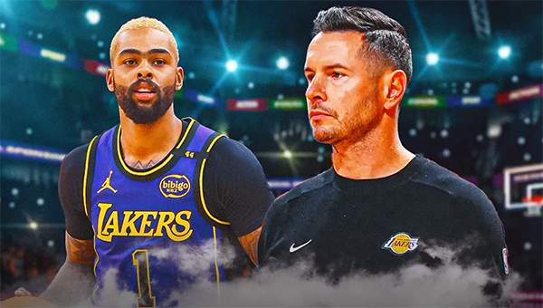 湖人主帅怒火中烧场景曝光：场边猛锤座椅，拉塞尔遭弃用与点名批判