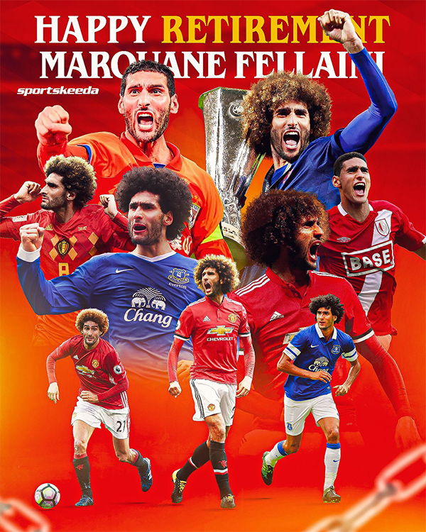 费莱尼宣布退役，穆帅感谢其在曼联时为自己拼命！红魔新队魂点赞