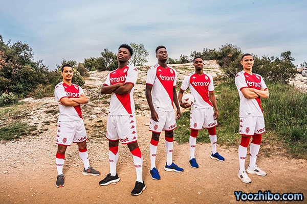 2022-23赛季摩纳哥主客场及第二客场球衣一览