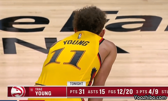 特雷杨狂轰33+15！穿裆戏耍追梦太燃了 汤神37分沮丧离场