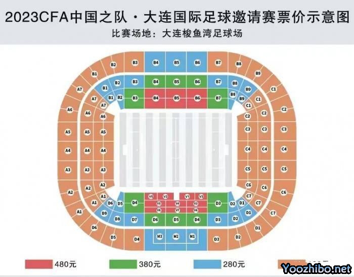 国家队6月份两场比赛正式开票 最贵480元最低180元