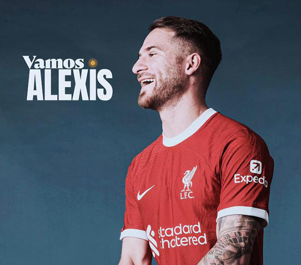 麦卡利斯特正式加盟利物浦 双方签约至2028年