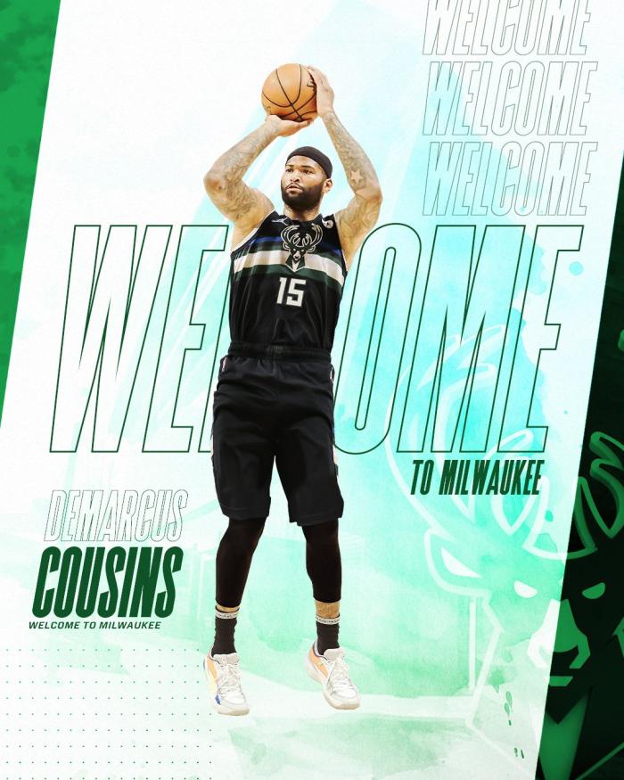 雄鹿官宣签约考辛斯！年薪200万美元身披15号，球衣合同细节曝光