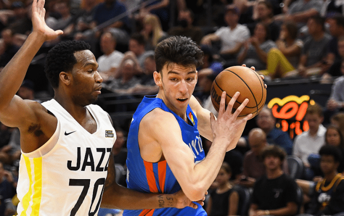 下一个杜兰特！雷霆榜眼23+7+6帽太狠 攻防一体统治夏联打爆爵士