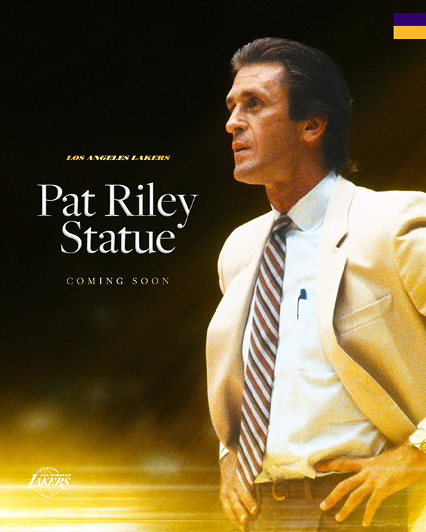 湖人官宣给莱利立雕像，使其跻身队史前列，珍妮盛赞成焦点！