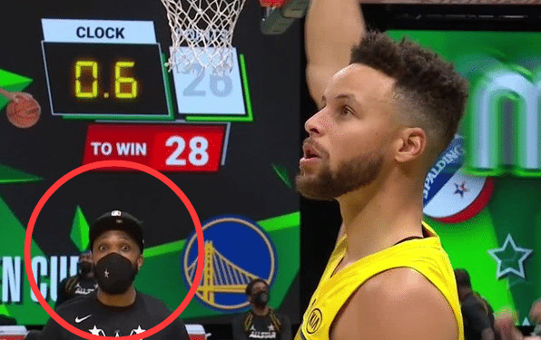 库里绝杀众生相！妻子兴奋庆祝，爵士双星拥抱，小球童表情太抢镜