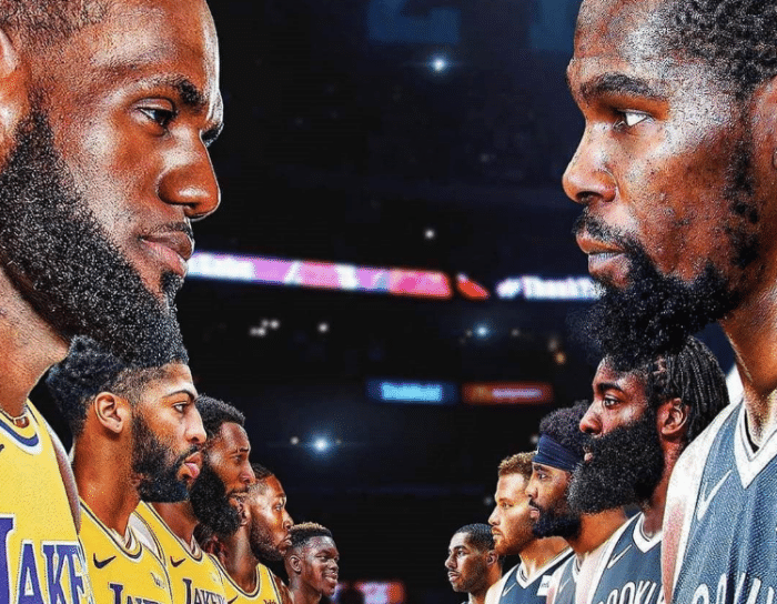 火线驰援，詹眉复出时间曝光！湖人270秒18-7，篮网有KD不占上风