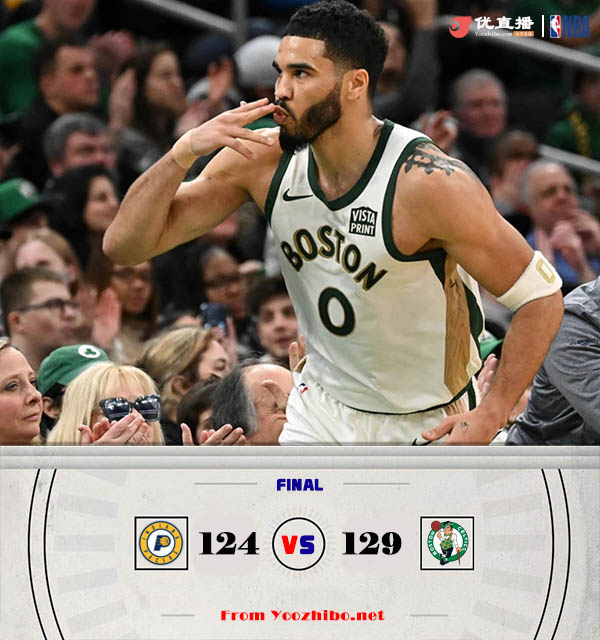 绿军129-124战胜步行者 双探花55分 哈利伯顿复出16中5