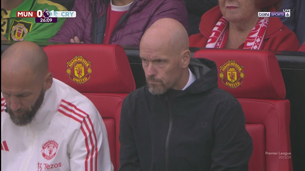 滕哈格为曼联失利道歉，认同球迷嘘声！炮轰球员一环做错导致失利