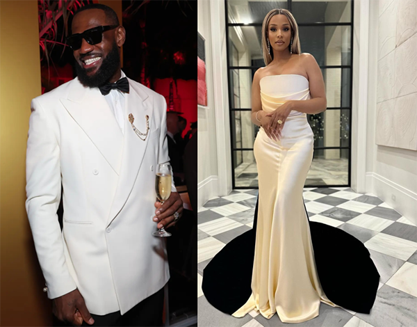 NBA众星参加奥斯卡派对：詹皇浓眉威少携妻亮相 湖人众将合影曝光