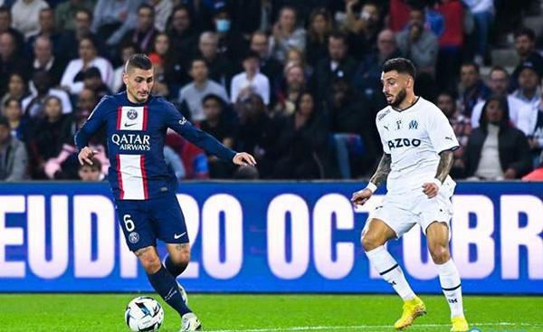 西媒：曼城有意巴黎圣日耳曼中场维拉蒂