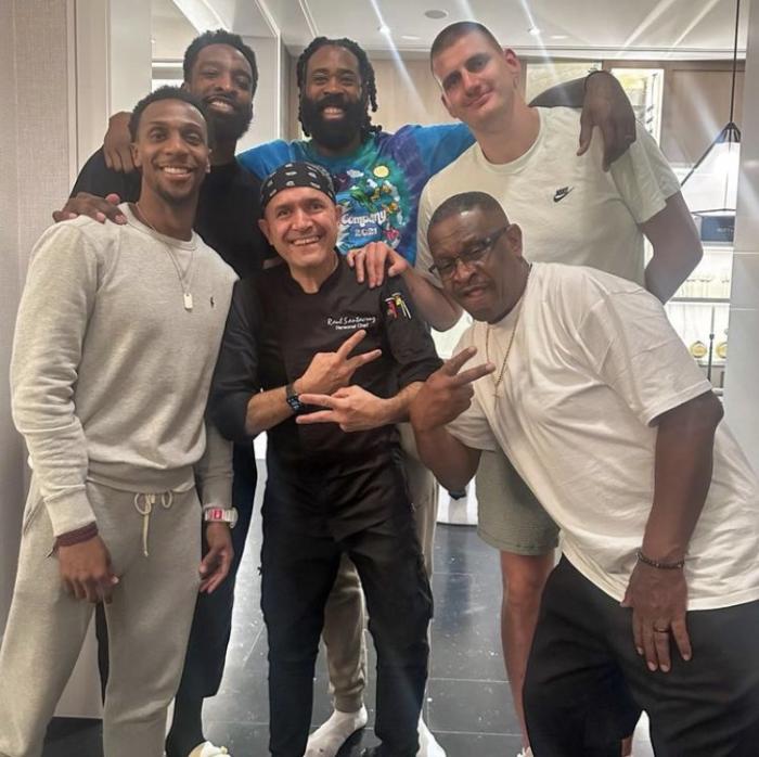 掘金迈阿密聚餐曝光：36岁老将宴请全队 有望比哈登威少先夺首冠