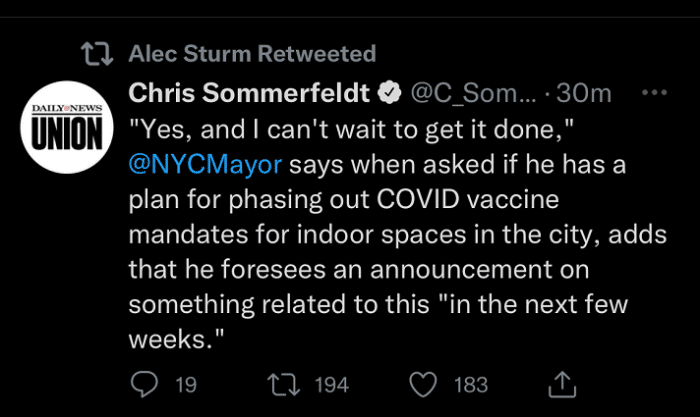 利好！欧文有望出战主场比赛，纽约市长：未来几周政策或改变