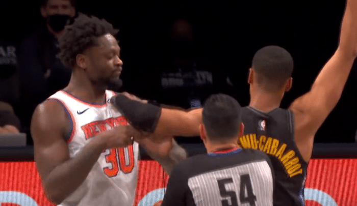 你在篮网算好几？兰德尔谈与卡巴罗冲突：他好像有什么毛病似的！